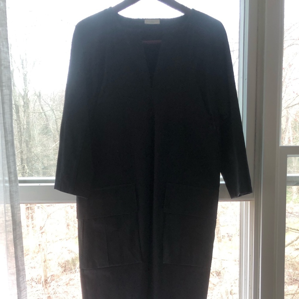 Dries sturdy bellows pocket cotton midi dress.